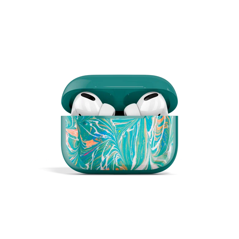 Green Art Case for AirPods